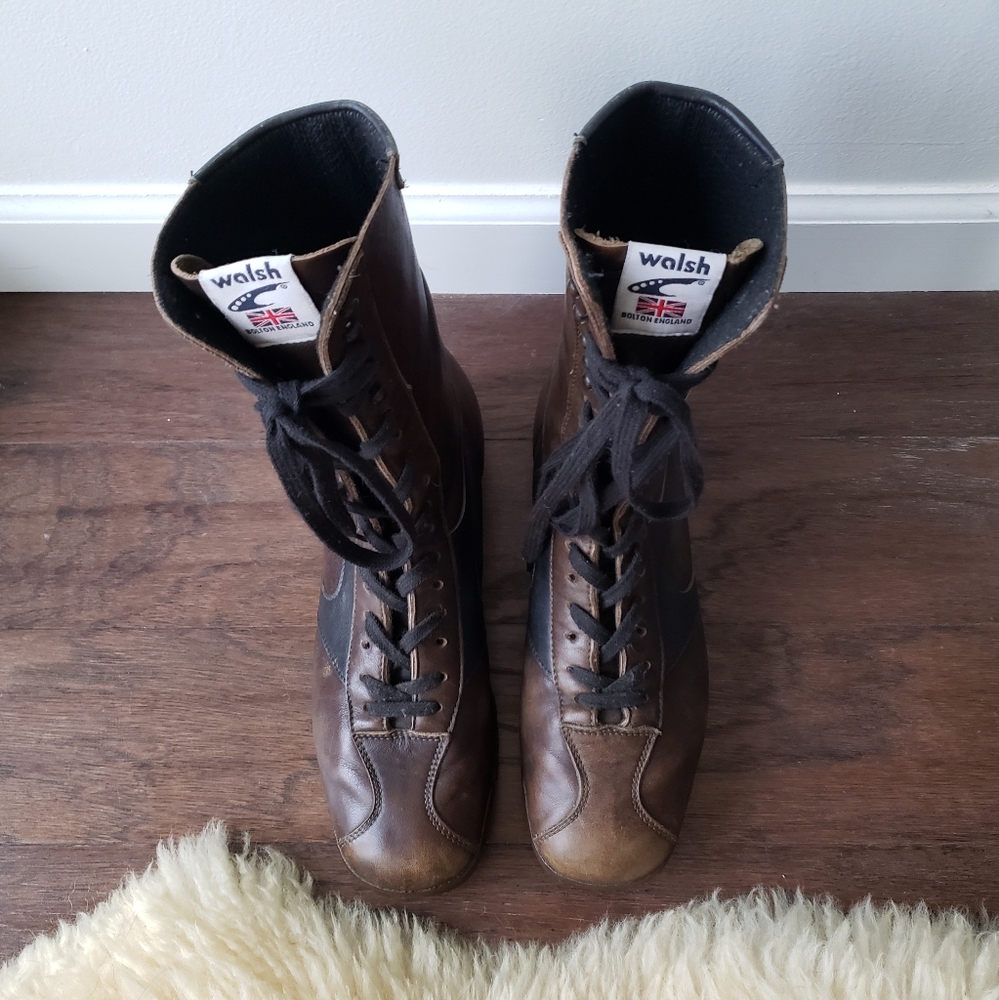 Vintage Walsh Leather High Tops - Picture 4 of 9
